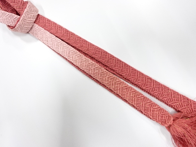 正絹　手組帯締め